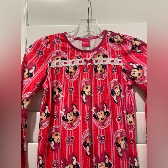 Disney Pink and White Minnie Mouse Nightgown - Picture 2 of 5